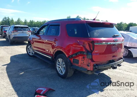 2018 Ford Explorer Xlt z USA, uszkodzony, nr VIN 1FM5K8D86JGA74784
